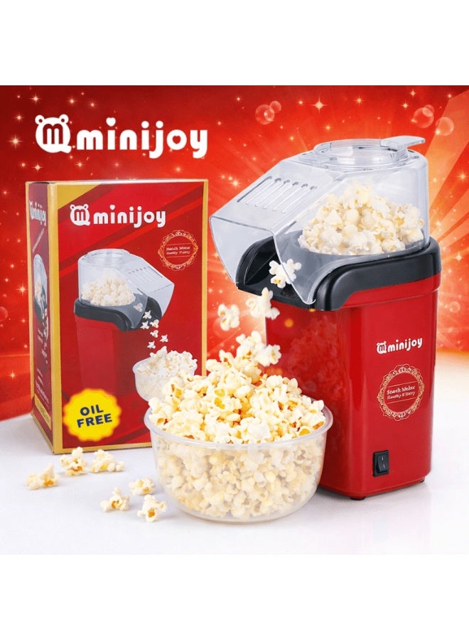 MiniJoy Hot Air Popcorn Maker – Oil-Free Electric Snack Maker, 1200W - Image 1